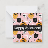 Happy halloween cards, cute, stock up!