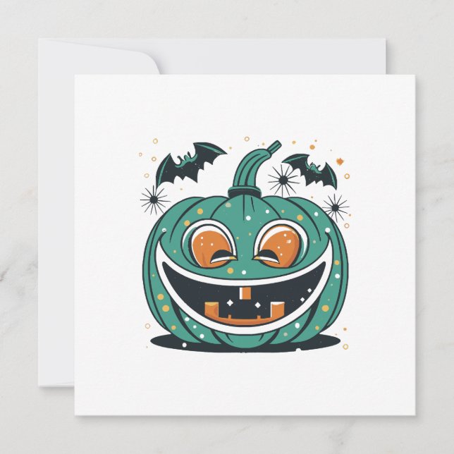 Happy Halloween! Carve a Pumpkin! Invitation (Front)