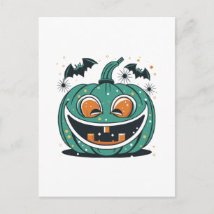 Happy Halloween! Carve a Pumpkin! Postcard
