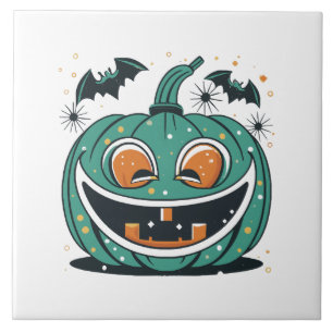 Happy Halloween! Carve a Pumpkin! Tile