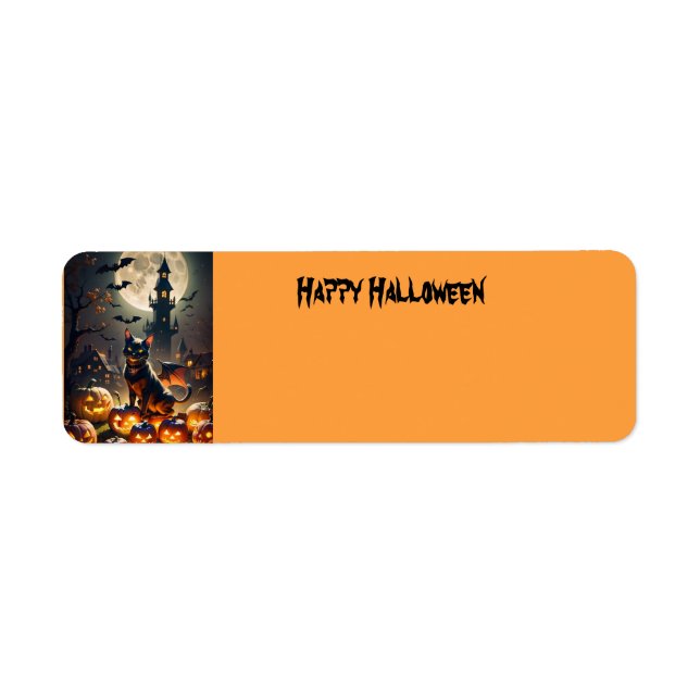 Happy Halloween cat (Front)
