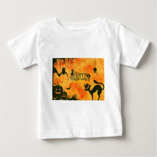 happy halloween cat baby T-Shirt