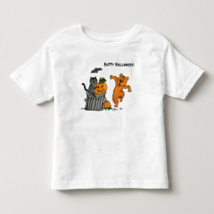 Happy Halloween! Cat Bat Dog and Spider Toddler T-Shirt
