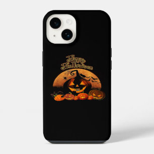 Happy Halloween Cat Pumpkin iPhone 14 Case