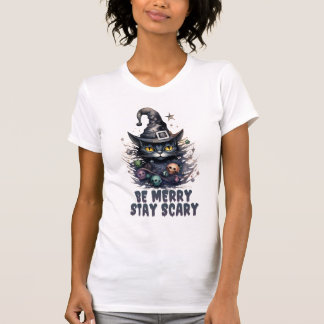 happy halloween cat T-Shirt