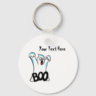 Happy Halloween – Caution, Beware of Ghost! Key Ring
