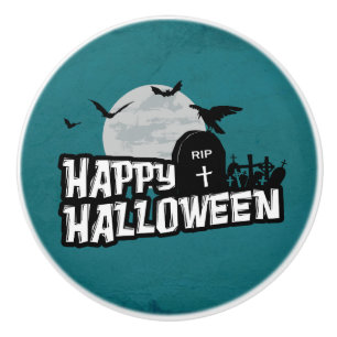 Happy Halloween Ceramic Knob