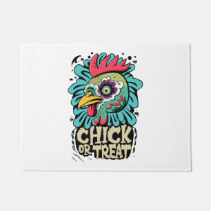 Happy Halloween Chick or Treat Thanksgiving Doormat