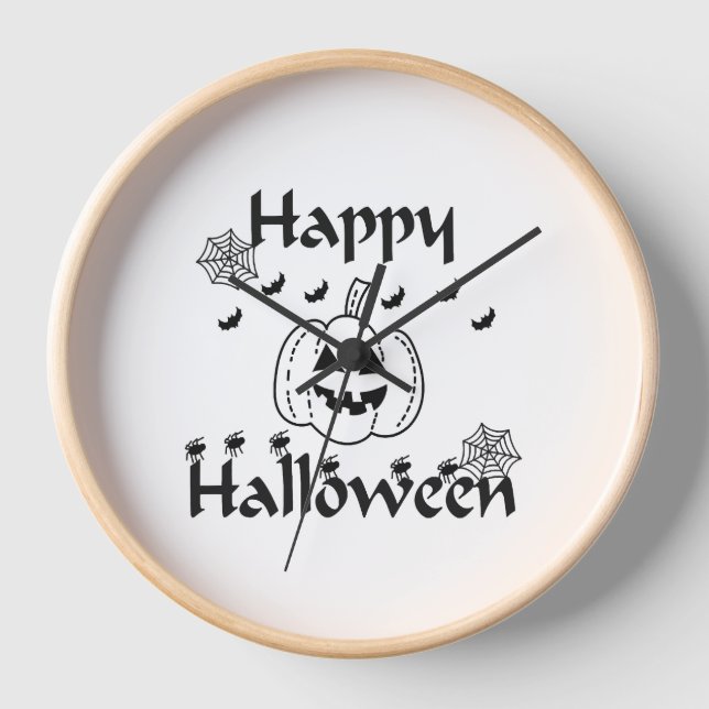 Happy Halloween                                    Clock (Front)