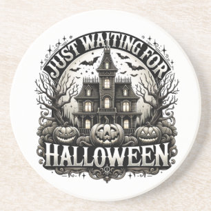 Happy halloween coaster