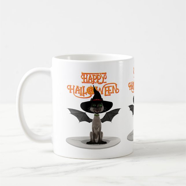 Happy Halloween. Coffee Mug (Left)