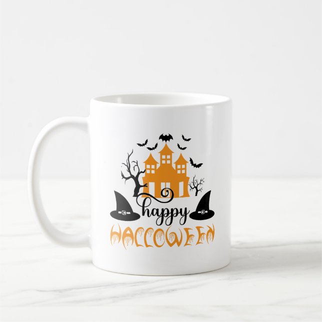 Happy Halloween Coffee Mug (Left)