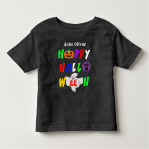 Happy Halloween Colourful Toddler T-Shirt
