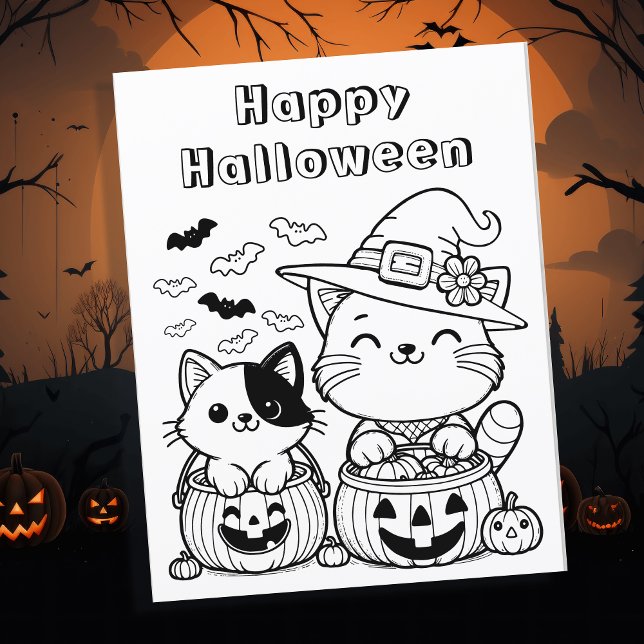 Happy Halloween | Colouring Page (Creator Uploaded)
