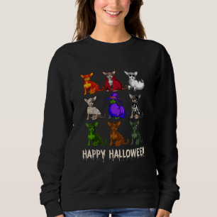 Happy Halloween Costume Chihuahua Dog Lovers Sweatshirt