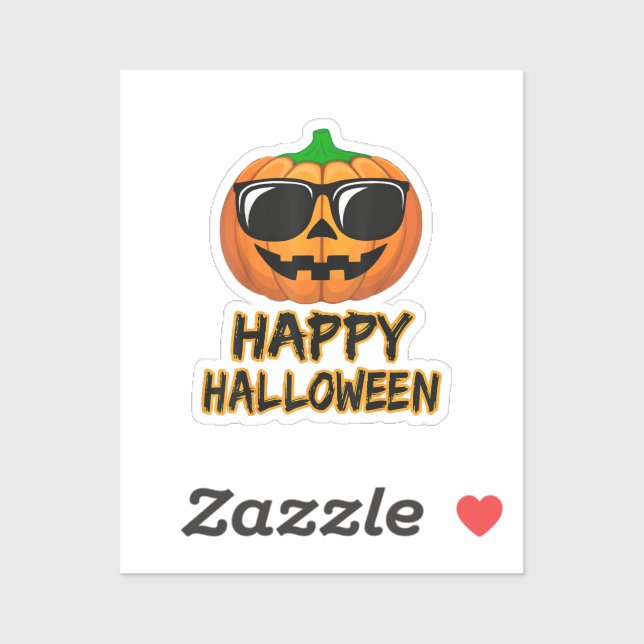 Happy Halloween Costume Funny Pumpkin (Sheet)