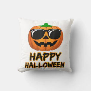 Happy Halloween Costume Funny Pumpkin Men Women Bo Cushion
