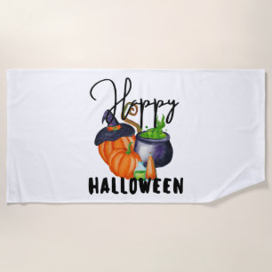 Happy Halloween Costume Halloween Decor Beach Towel