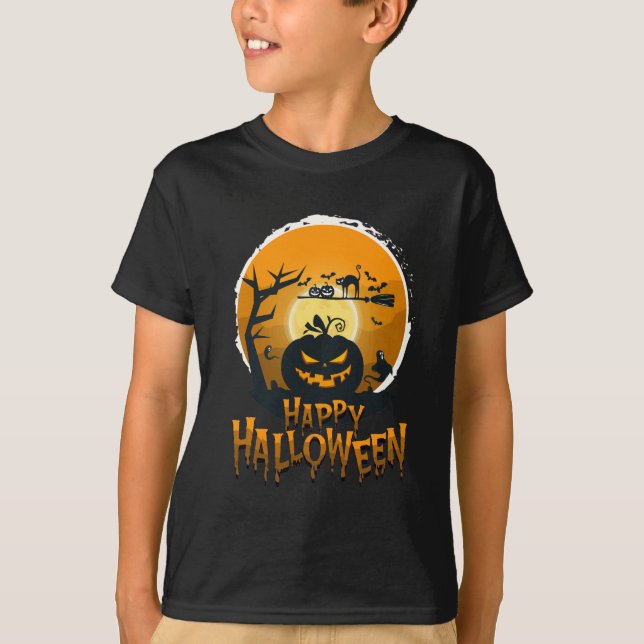 Happy Halloween Costume  T-Shirt (Front)