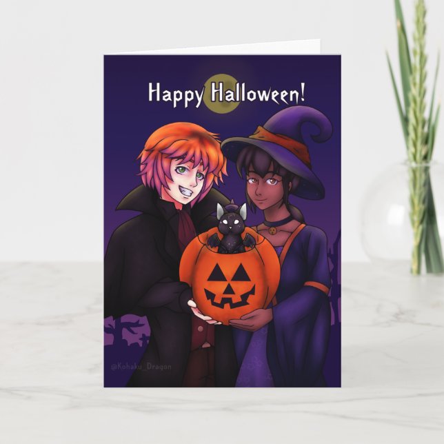 Happy Halloween Costumes Card (Front)