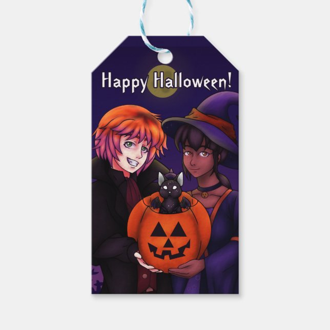 Happy Halloween Costumes Gift Tags (Front)
