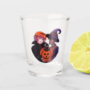 Happy Halloween Costumes Shot Glass