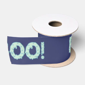 Happy Halloween Cute Boo Satin Ribbon