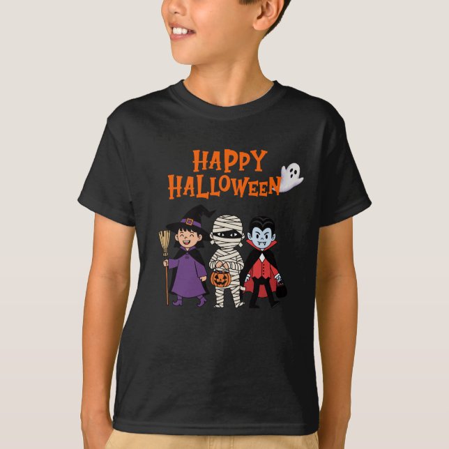 Happy Halloween Cute design  T-Shirt (Front)