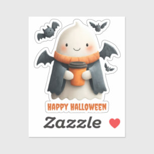 Happy Halloween Cute Ghost Design