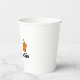 Happy Halloween Cute Ghost Paper Cups
