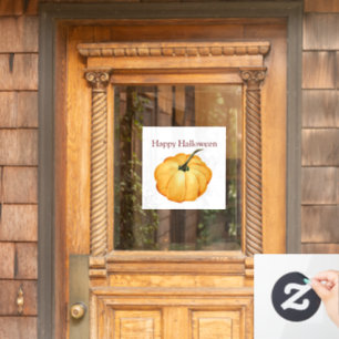 Happy Halloween cute orange pumpkin