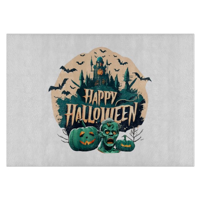 Happy Halloween Cutting Board (Front)