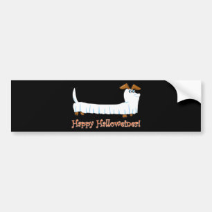Happy Halloween Dachshund Bumper Sticker