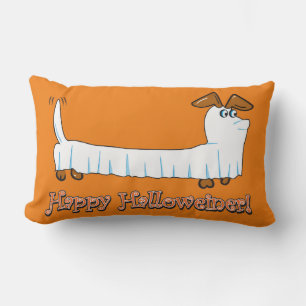 Happy Halloween Dachshund Lumbar Cushion
