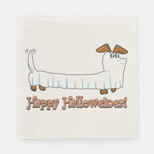 Happy Halloween Dachshund Napkin