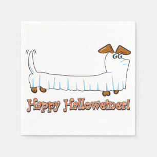 Happy Halloween Dachshund Napkin