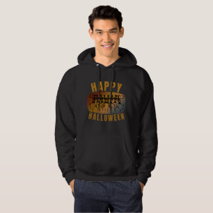 HAPPY HALLOWEEN DANCING SKELETON HOODIE