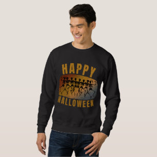HAPPY HALLOWEEN DANCING SKELETON SWEATSHIRT