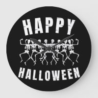HAPPY HALLOWEEN DANCING SKELETONS