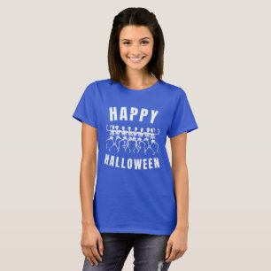 HAPPY HALLOWEEN DANCING SKELETONS T-Shirt