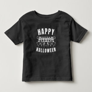 HAPPY HALLOWEEN DANCING SKELETONS TODDLER T-Shirt