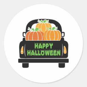 Happy Halloween day 2021 custume Classic Round Sticker