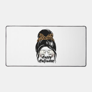 Happy Halloween Day 2021 Halloween Leopard Mom Desk Mat