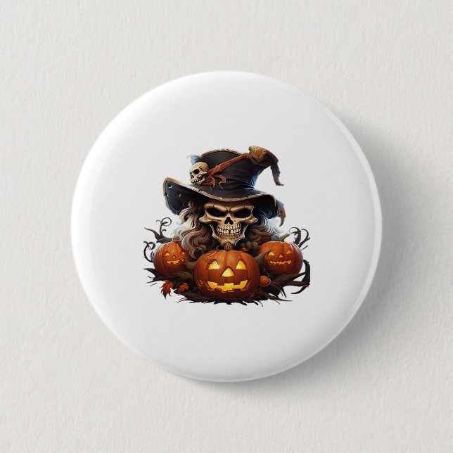 Happy Halloween Day - Funny Halloween Classic T-Sh 6 Cm Round Badge (Front)