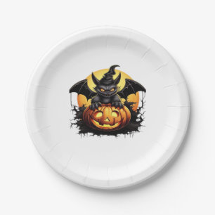 Happy Halloween Day - Funny Halloween Classic T-Sh Paper Plate