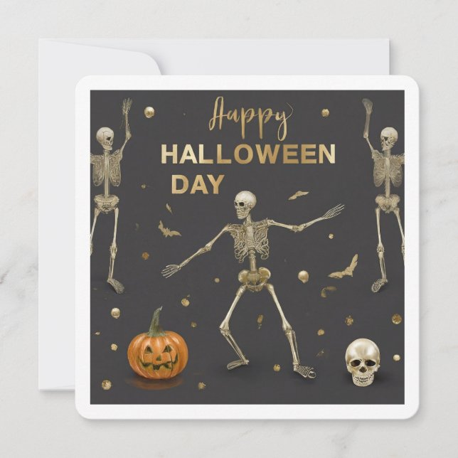 "Happy Halloween Day" Invitation (Front)