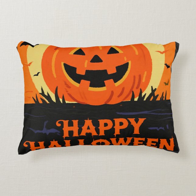Happy Halloween Decorative Cushion (Front)