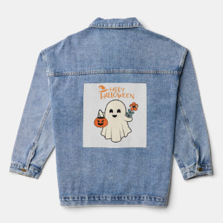 Happy Halloween Denim Jacket