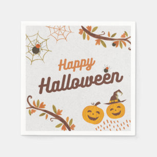 Happy Halloween Design Napkin