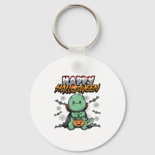 Happy Halloween Disguised Dragon Key Ring